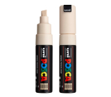 Posca Universal acrylic marker with wide, cut tip 8 mm Beige PC-8K