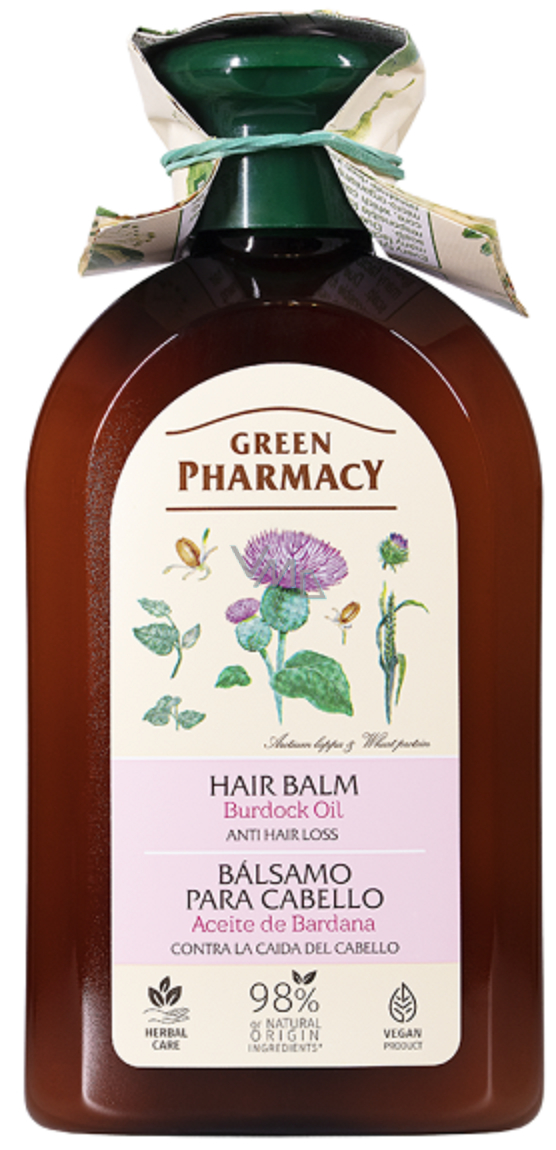 Green Pharmacy Burdock oil conditioner against hair loss 300 ml VMD