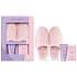 Baylis & Harding Jojoba and Vanilla foot cream 140 ml + foot bath crystals 100 g + slippers, cosmetic set for women