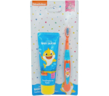 Pinkfong Baby Shark toothpaste 75 ml + toothbrush, cosmetic set for children