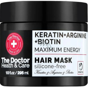 The Doctor Health & Care Keratin + Arginine + Bioton Maximum Energy Keratin Mask for weak and oily hair 295 ml