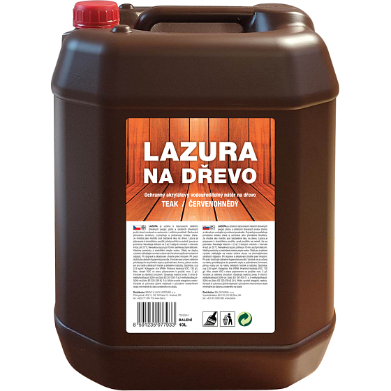 Wood Stain, Teak, 10 L