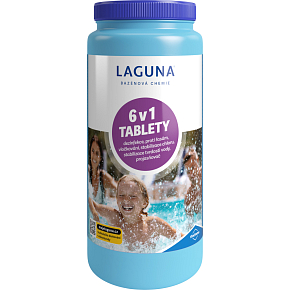 Laguna 6 in 1 Mini multifunctional tablets for year-round water maintenance in pools, 1 kg Laguna 6 in 1 Mini multifunctional tablets for year-round water maintenance in pools, 1 kg