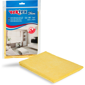 Vektex Shine Microfiber Cloth 40 × 40 cm, mix colors, 210 g