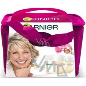 Garnier Orchid Vital for mature skin day and night care 50 ml + bag, cosmetic set