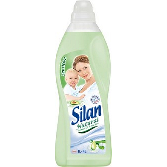 Silan Natural Sensitive Avocado Oil & Aloe Vera Softener Sensitive Skin 1 l