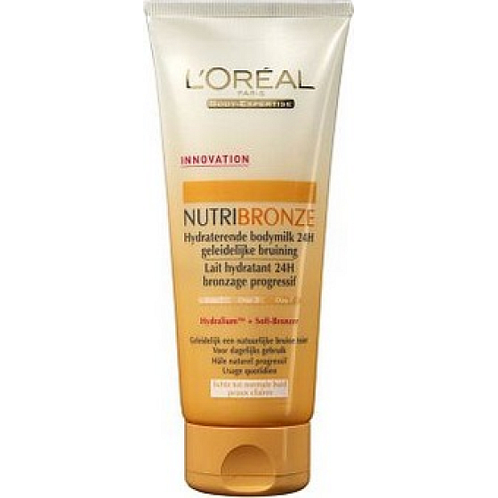 Loreal Nutri Bronze moisturizing lotion 24h with a light tan effect of 200 ml