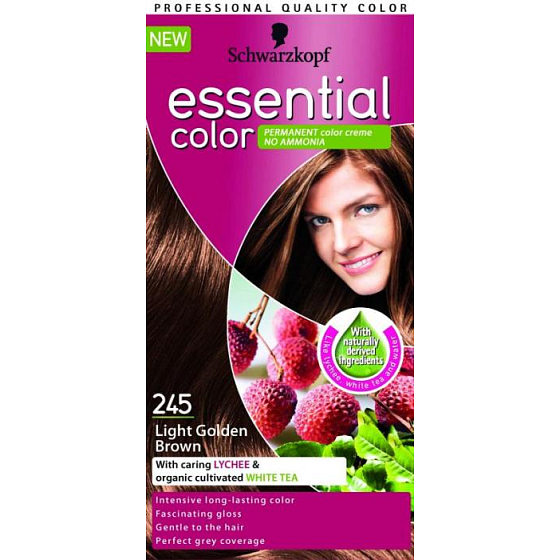 Schwarzkopf Essential Color long-lasting hair color 245 Light golden brown