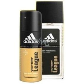 Adidas Victory League perfumed deodorant glass for men 75 ml + deodorant spray 150 ml, cosmetic set