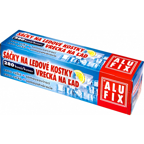 Alufix Self-sealing Ice Cube Bags 280 Cubes 10 Bags