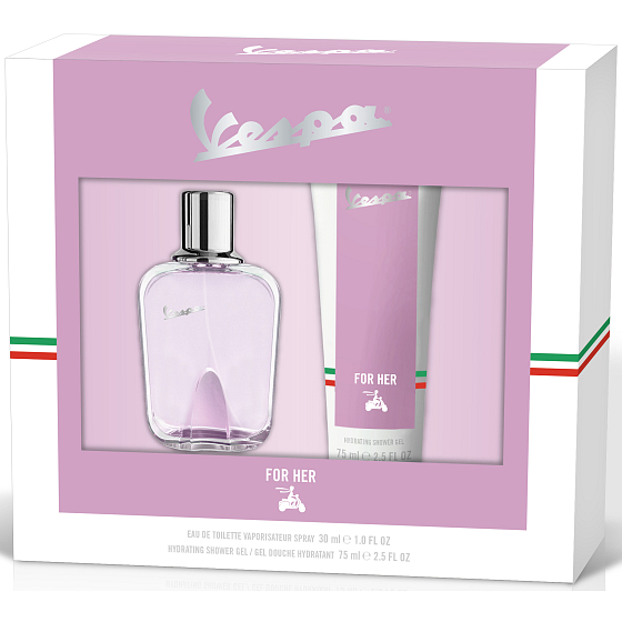 Vespa for Her eau de toilette 30 ml + shower gel 75 ml, gift set