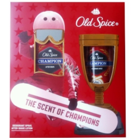 Old Spice Champion deodorant spray for men 125 ml + aftershave 100 ml, cosmetic set