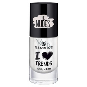 Essence I Love Trends Nail Polish The Nudes nail polish 01 Walk On The White Side 8 ml