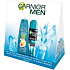 Garnier Fructis Citrus Detox Shampoo 250 ml + Garnier Men Extreme Ice Deodorant Spray 150 ml, cosmetic set for men