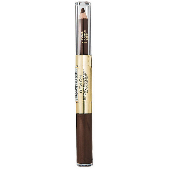 Revlon Brow Fantasy 2-in-1 Pencil and Gel for Eyebrows 105 Brunette 0.31 g + 1.18 ml