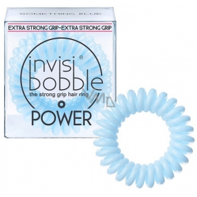 Invisibobble Power Something Blue Hair band light blue spiral 3 pieces