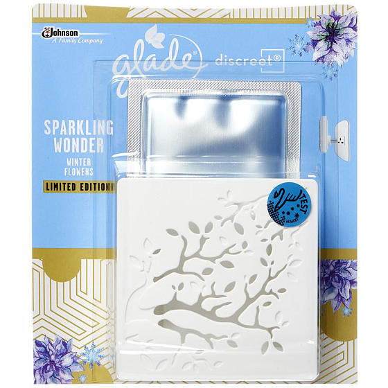 Glade Discreet Electric Sparkling Wonder Winter Flowers electric air freshener 8 g