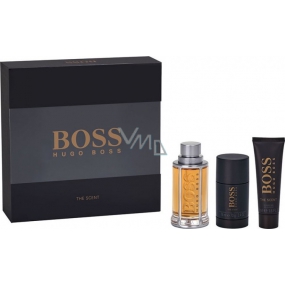 Hugo Boss Boss The Scent for Men eau de toilette 100 ml + deo stick 75 ml + shower gel 50 ml, gift set