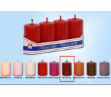 Lima Candle smooth wine cylinder 40 x 70 mm 4 pieces