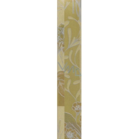 Nekupto Gift wrapping paper 70 x 150 cm Flowers golden