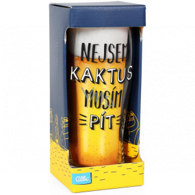 Albi My Bar Beer Glass I'm not a cactus, I need to drink 500 ml