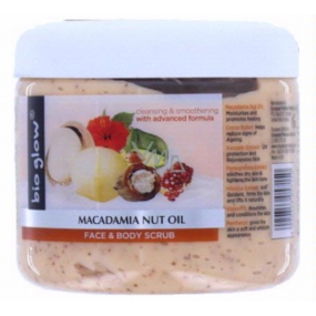 Bio Glow Macadamia Nuit Oil peeling for face and body 300 ml