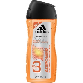 Adidas Adipower shower gel for men 250 ml
