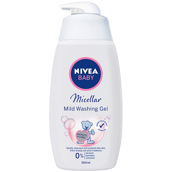Nivea Baby Micellar Cleansing Gel Dispenser 500 ml
