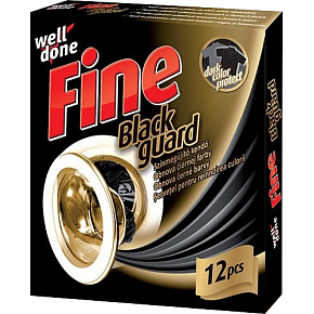 Well Done Fine Black Guard wipes for black restoration, 12 pcs Well Done Fine Black Guard wipes for black restoration, 12 pcs