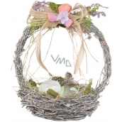 Wicker basket with lavender 20 cm