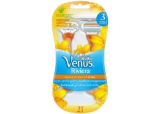 Gillet.Venus Riviera ladies disposable razor 3 blades.2 pieces