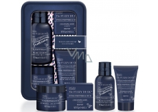 Baylis & Harding The Fuzzy Duck Pink pepper and Agarwood beard shampoo 100 ml + beard wax 50 g + beard balm 30 ml + toilet soap 25 g, cosmetic set for men