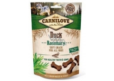 Carnilove Dog Duck with rosemary delicious crispy treat for all dogs for healthy teeth and gums 200 g