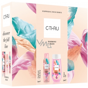 C-Thru Harmony Bliss deodorant spray for women 150 ml + shower gel 250 ml, cosmetic set
