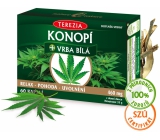 Terezia Konopí + White willow with high fiber content, gluten-free dietary supplement 60 capsules