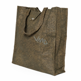 Albi Eco bag made of washable folding paper - brown 37 cm x 37 cm x 9.5 cm
