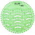 Fre Pro Wave Cucumber and watermelon fragrant urinal strainer green 19 x 20.3 x 1.9 cm 52 g