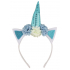 Unicorn headband universal blue 1 piece