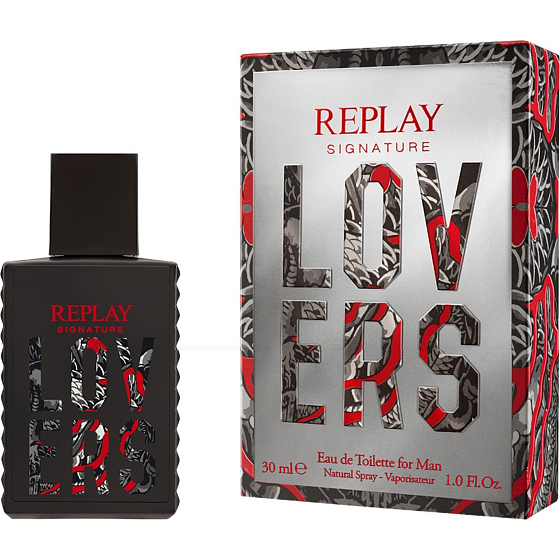 Replay Signature Lovers for Man Eau de Toilette 30 ml