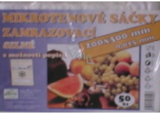 Press Mikrotenové sáčky zamrazovací s možností popisku 20 x 30 cm 50 kusů