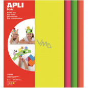 Apli Foam Fluor (yellow, green, orange, pink) 210 x 297 x 2 mm A4 4 sheets