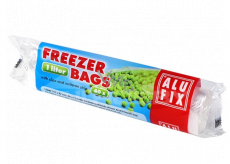 Alufix Freezer bags, with closing clamps and space for descriptions 1 liter, 40 pieces