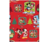 Ditipo Gift wrapping paper 70 x 200 cm Christmas Disney Mickey, Minnie red
