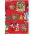 Ditipo Gift wrapping paper 70 x 200 cm Christmas Disney Mickey, Minnie red