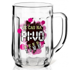 Nekupto Beer glass It's time for beer 300 ml