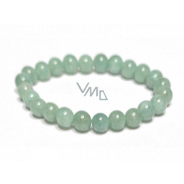 Pearl bracelet elastic natural stone, bead 8 mm / 16 - 17 cm, symbol of  femininity - VMD parfumerie - drogerie