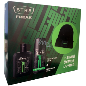 Str8 FR34K eau de toilette 100 ml + deodorant spray 150 ml + cap, gift set for men