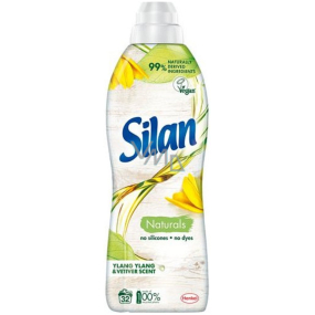 Silan Naturals Ylang Ylang & Vetiver Scent concentrated fabric softener 32 doses 800 ml