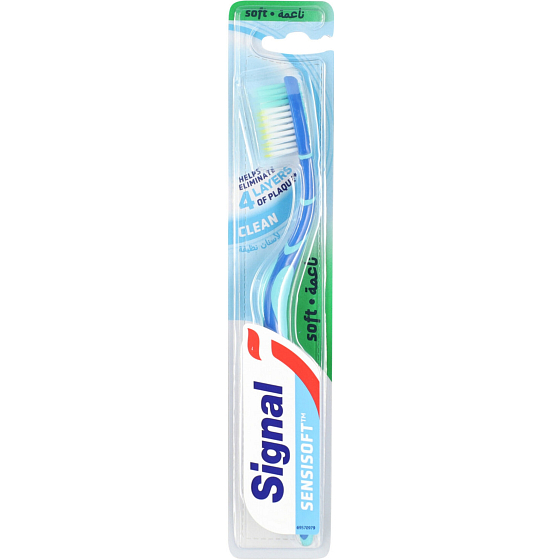 Signal Sensisoft Clean soft toothbrush 1 piece different colours