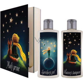 Bohemia Gifts Little Prince shower gel 250 ml + hair shampoo 250 ml, book cosmetic set